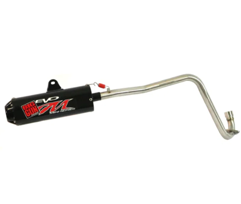 Big Gun 10-4123-BK, 03-23 Kawasaki KLX 110/KLX 110L Evo M Series Black Out Full System Exhaust