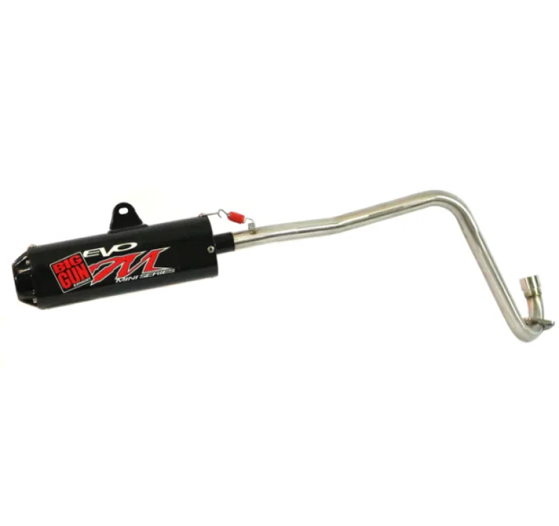 Big Gun 10-2803-BK, 02-08 Yamaha Raptor 80 Evo M Series Black Out Full System Exhaust