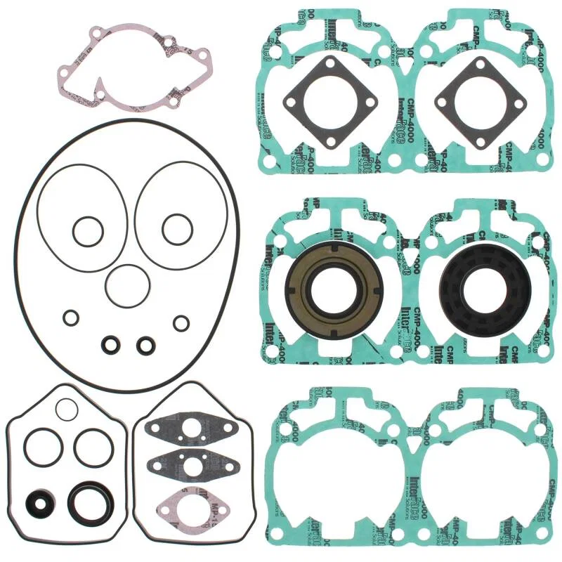 Vertex Pistons 711255, 00-01 Formula Deluxe 700/01-02 Grand Touring 700 Complete Gasket Kit w/ Seals
