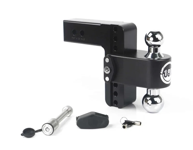 Weigh Safe CTB6-2.5-KA-CER-BLA, 180 Hitch 6in Drop Hitch & 2.5in Shank (10K/18.5K GTWR) w/WS05 - Black Cerakote