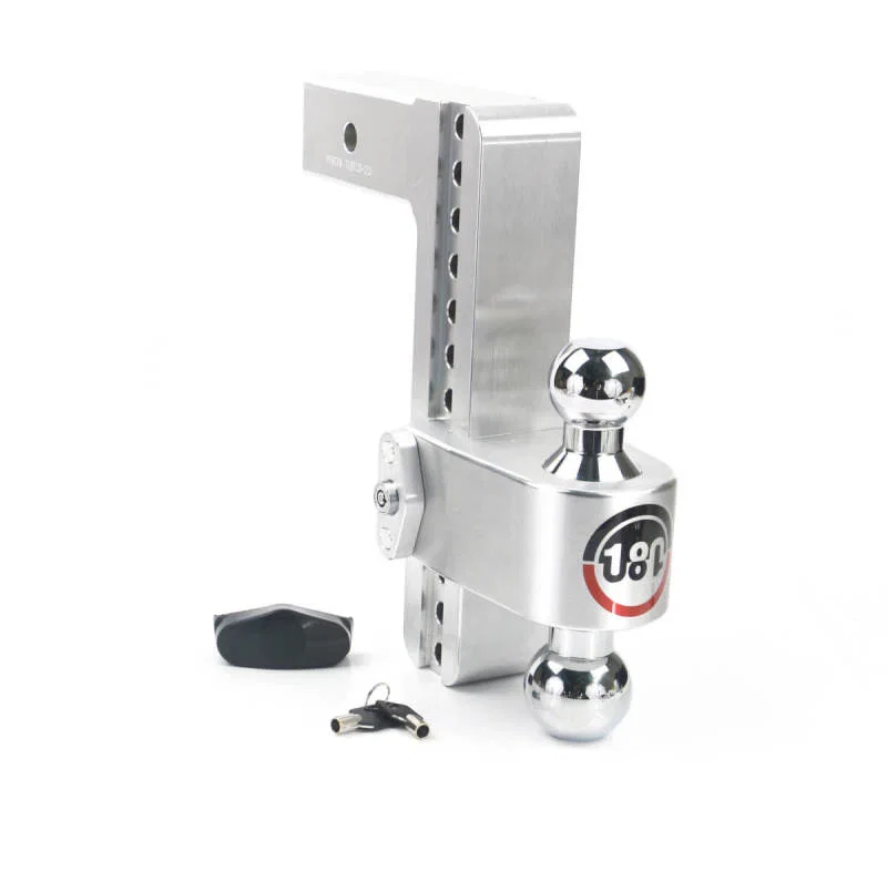 Weigh Safe CTB10-2.5, 180 Hitch 10in Drop Hitch & 2.5in Shank (10K/18.5K GTWR) - Aluminum