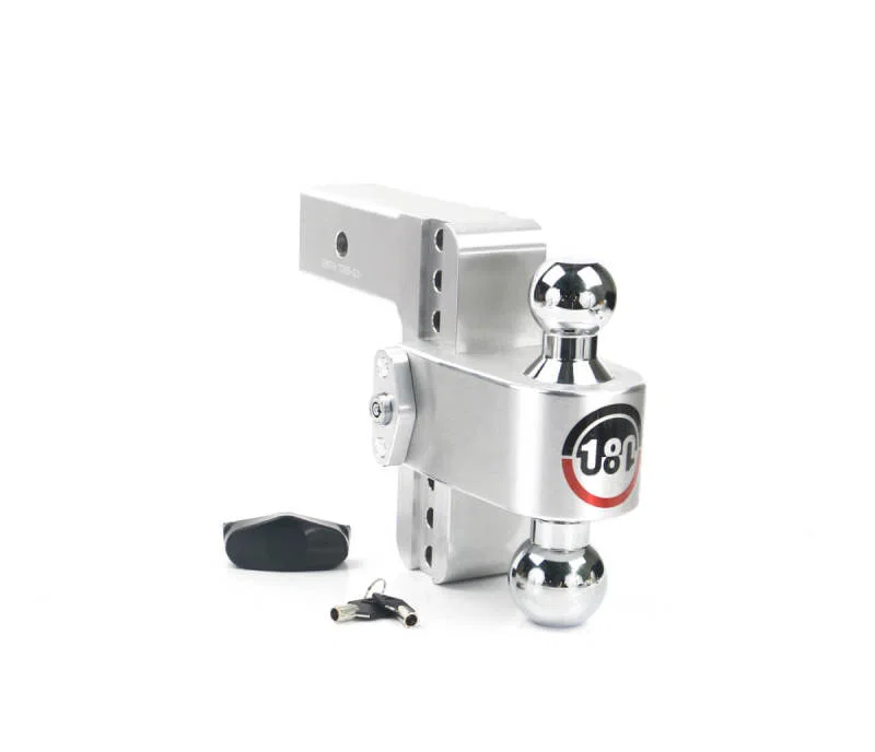 Weigh Safe CTB6-2.5, 180 Hitch 6in Drop Hitch & 2.5in Shank (10K/18.5K GTWR) - Aluminum