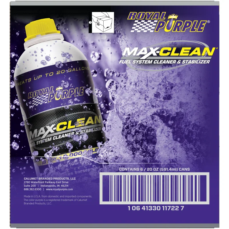 Royal Purple 11723, Max-Clean Fuel System Cleaner & Stabilizer - 20oz