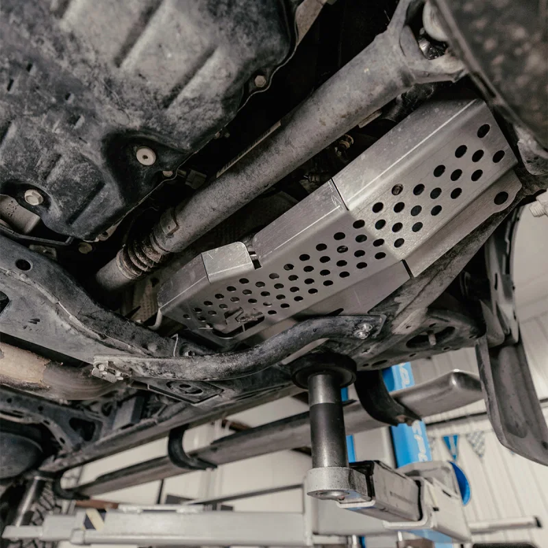 Cali Raised LED CR3876, 16-23 Toyota Tacoma Catalytic Converter Shield Fits - 4Wd 6 Cylinder