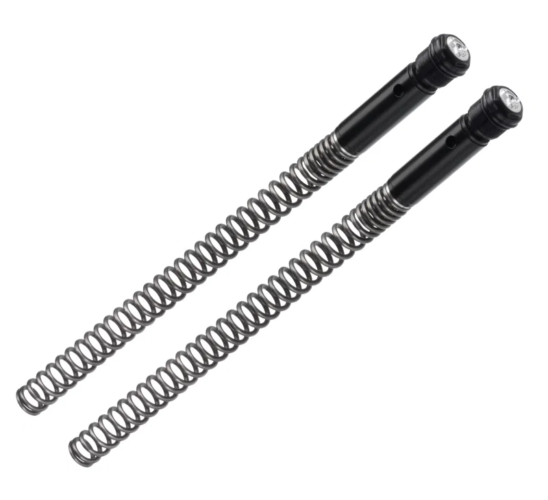 Bitubo Suspension G0016KB12WO, KB1 Springs And Caps Kit Adjustable: Spring Preload, w/o Oil, Blk Ring, Lowering To -10mm