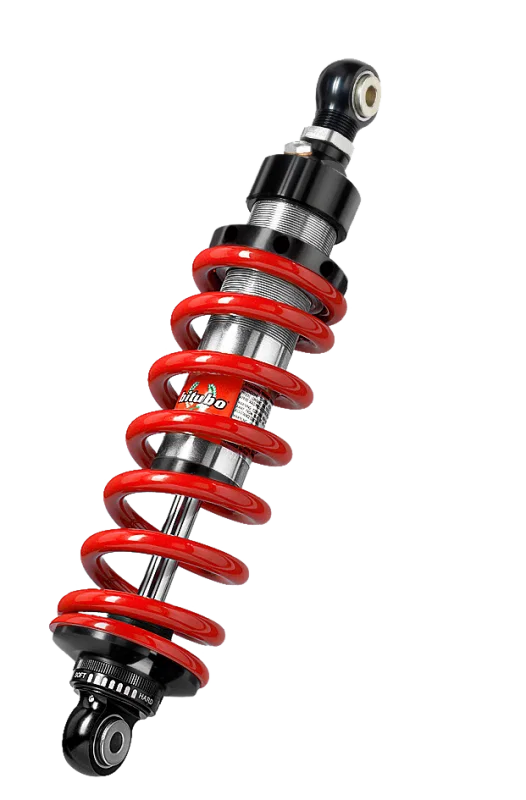 Bitubo Suspension Y0097XZE41, XZE4 Monoshocks Adjustable: Spring Preload, Rebound, Length -20mm, Red Spring