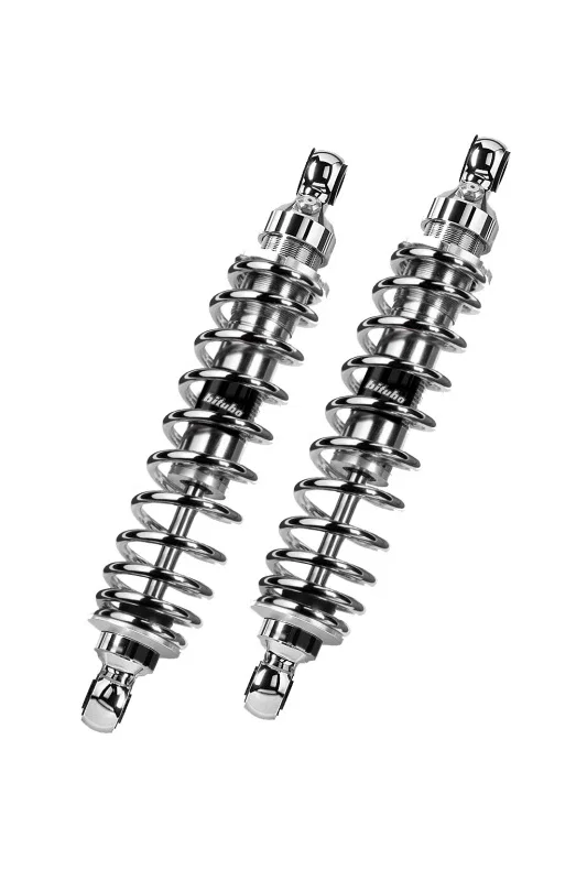 Bitubo Suspension H0005WMB03, WMB0 Twinshocks Adjustable: Spring Preload, Length 362mm, Chrome Edition for Honda