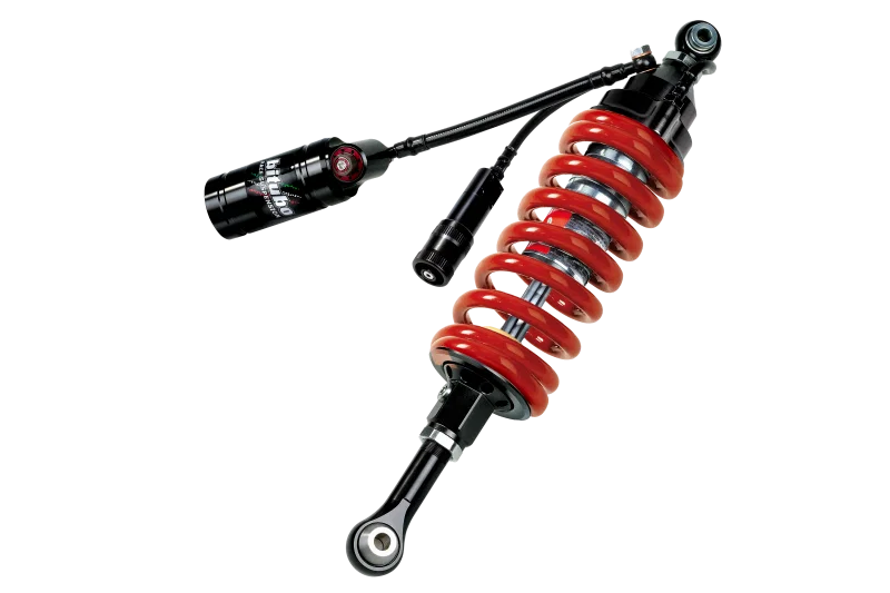 Bitubo Suspension K0100CLU31, CLU3 Monoshock Adjustable: Hydraulic Spring Preload, Reb., Double Comp., Length, Red Spring