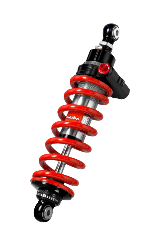 Bitubo Suspension H0150XZE31V2, XZEV Monoshocks Adjustable: Hydraulic Spring Preload, Rebound, Length, Red Spring