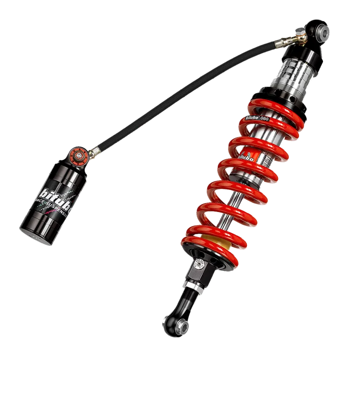 Bitubo Suspension A0037CLU11, CLU1 Monoshock Adjustable: Spring Preload, Rebound, Double Compression, Length, Red Spring