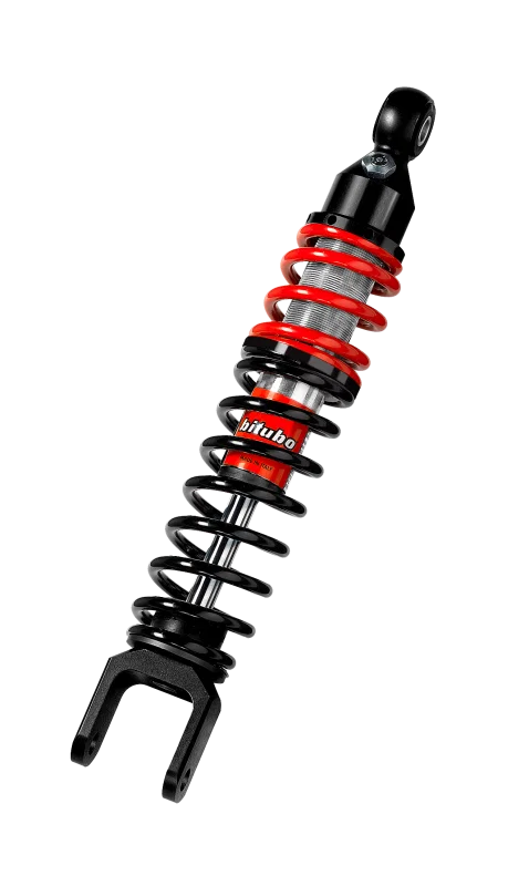 Bitubo Suspension SC116YXB01, YXB0 Monoshock Rear Adjustable: Spring Preload, Red And Black Springs