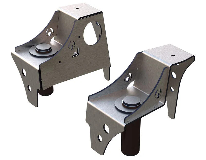 Artec Industries TJ2002, 97-06 Jeep Wrangler TJ Front Frame Coil Buckets For OEM Bumpstops