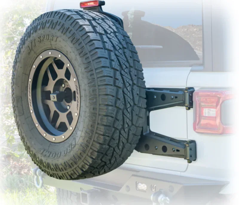 TURN Offroad JLTC-01, 2018+ Jeep JL Hinge Mount Tire Carrier
