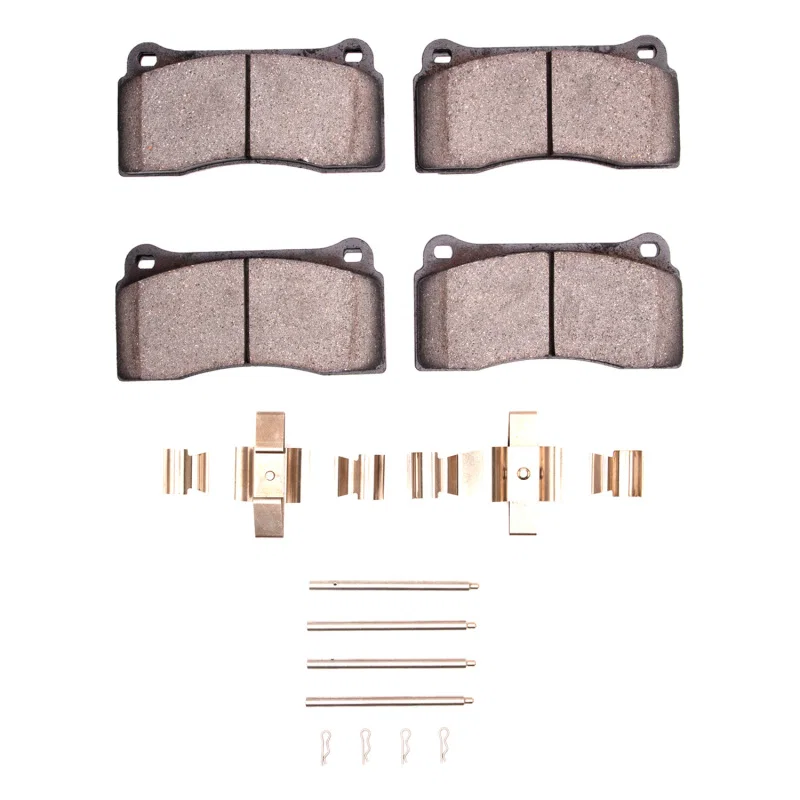 DFC 4000-0810-01, 00-06 Jaguar XKR Front 4000 HybriDynamic Brake Pads and Hardware Kit