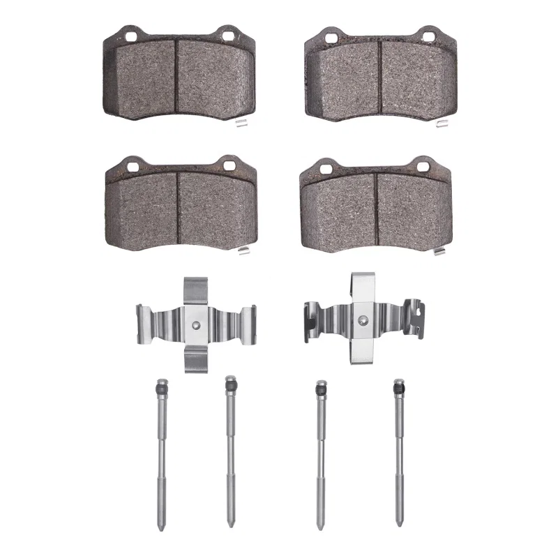 R1 Concepts 2600-1053-03, R1 18-25 Dodge Durango Rear Euro Ceramic Pads & Hardware Kit