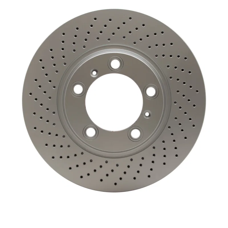 DFC 624-02036D, 99-23 Porsche 718 Boxster Left Front Drilled GeoSPEC Coated Rotor