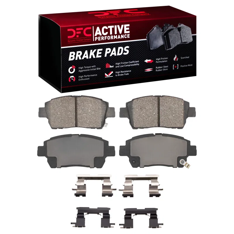 DFC 1115-0822-02, 00-00 Toyota Celica Front Active Performance Pads and Hardware Kit