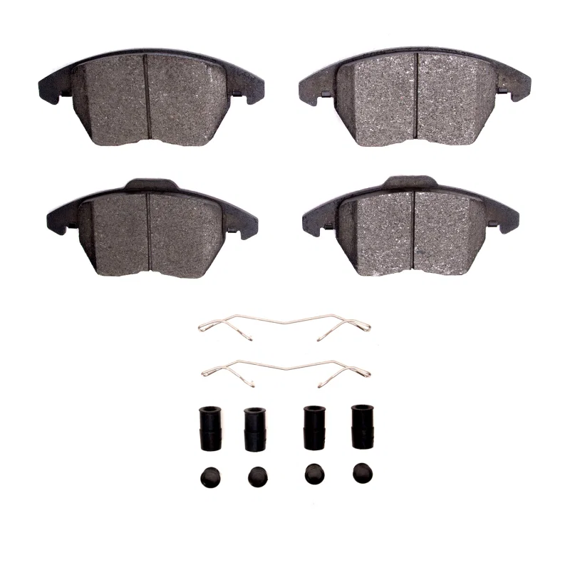 R1 Concepts 2600-1107-01, R1 2005-2018 Audi A3 Quattro Front R1 Euro Ceramic Pads & Hardware Kit