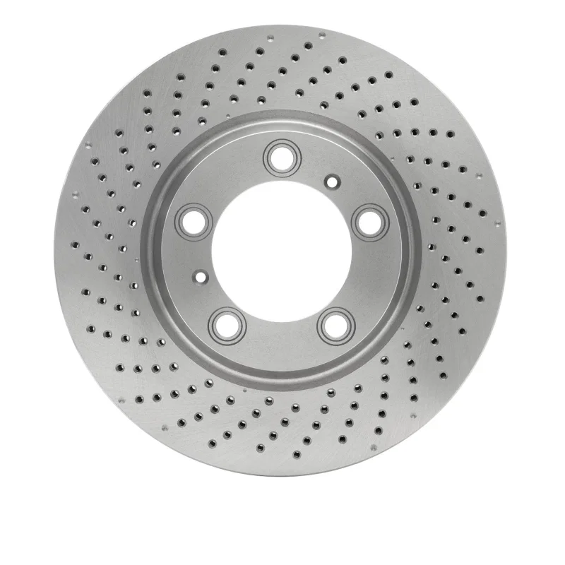 DFC 620-02036D, 99-23 Porsche 718 Cayman Left Front Drilled Brake Rotor
