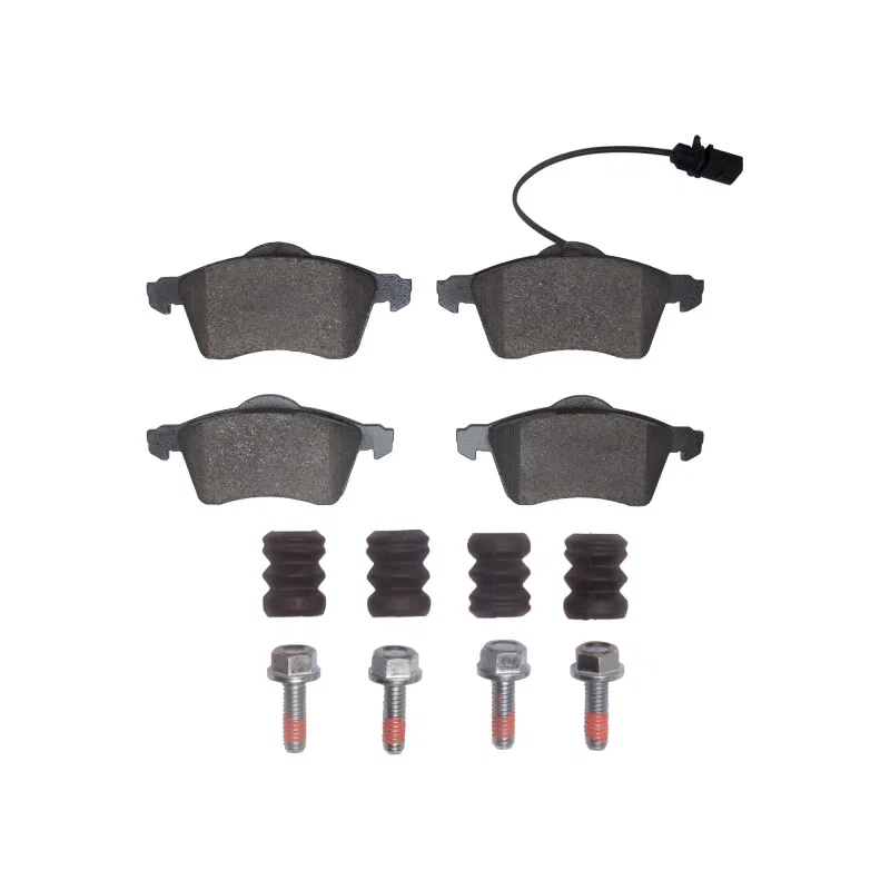 DFC 4000-0705-12, 00-00 Volkswagen EuroVan Front 4000 HybriDynamic Brake Pads and Hardware Kit