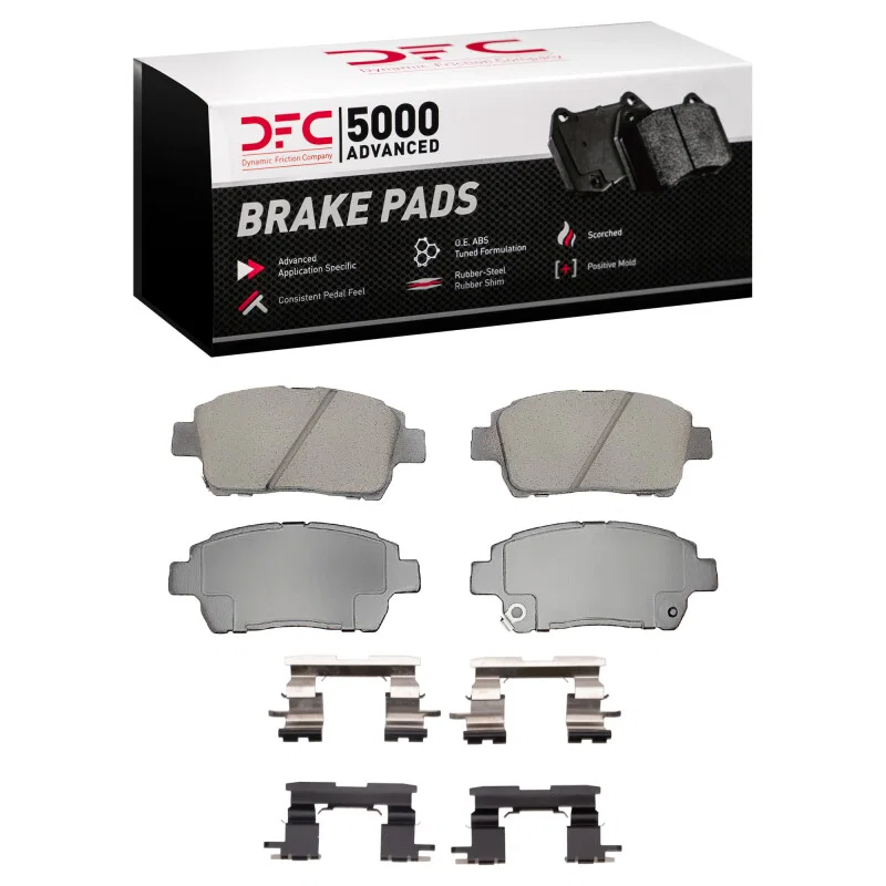 DFC 1552-0822-02, 00-00 Toyota Celica Front 5000 Advanced Ceramic Brake Pads and Hardware Kit