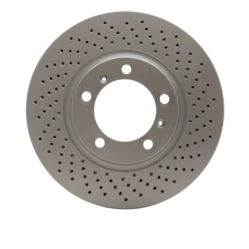 DFC 624-02035D, 99-23 Porsche 718 Cayman Right Front Drilled GeoSPEC Coated Rotor
