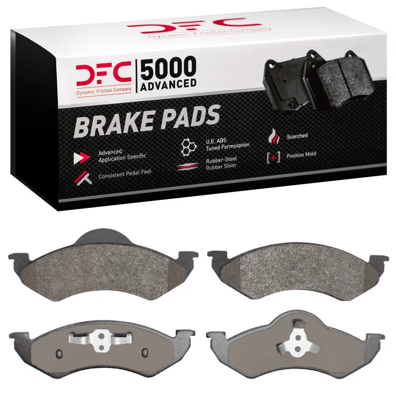 DFC 1551-0820-00, 00-02 Dodge Dakota RWD Front 5000 Advanced Semi Metallic Brake Pads