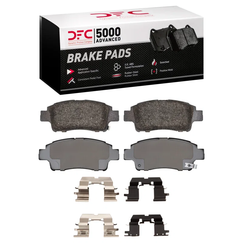 DFC 1551-0831-01, 00-00 Toyota Echo Front 5000 Advanced Ceramic Brake Pads and Hardware Kit