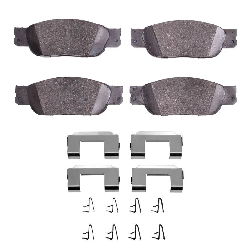DFC 1551-0805-01, 00-06 Ford Thunderbird Front 5000 Advanced Ceramic Brake Pads and Hardware Kit
