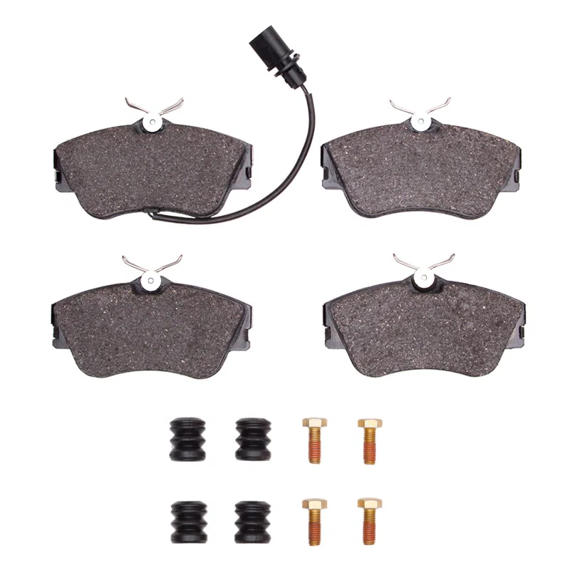 DFC 1551-0638-11, 00-00 Volkswagen EuroVan Front 5000 Advanced Low Metallic Brake Pads and Hardware Kit