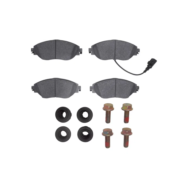 R1 Concepts 2600-1633-01, R1 12-24 Audi A3 Quattro Front Euro Ceramic Pads & Hardware Kit