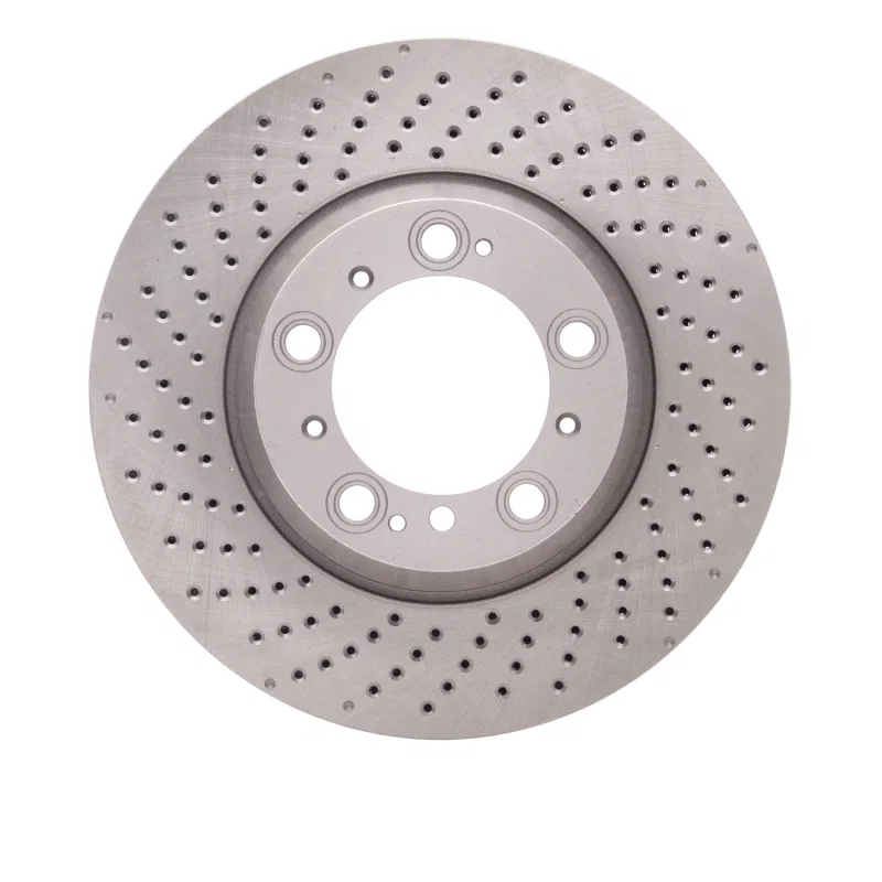 DFC 620-02067D, 99-23 Porsche 911 Left Rear Drilled Brake Rotor