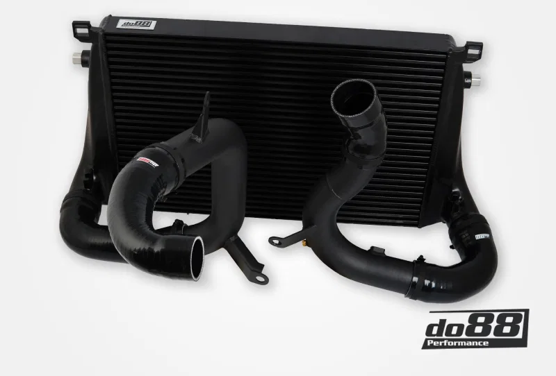do88 BIG-340-2-S, VAG 2.0T EA888 Gen4 (245hp) BigPack Intercooler Kit w/Black Hoses