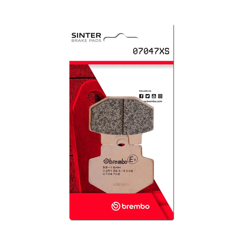 Brembo Powersports 07047XS, 00-05 Piaggio Vespa GT 60 250cc Brake Pad - Rear
