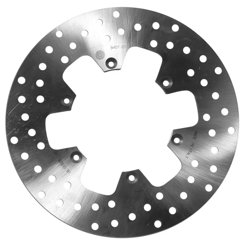 Brembo Powersports 68B407C1, 93-01 Yamaha TT E,S 600cc 267x4mm Brake Disc - Front Fixed