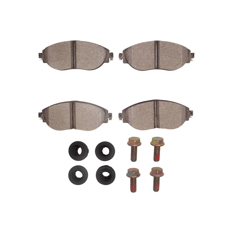 R1 Concepts 2600-1633-11, R1 2018-2025 Audi Q3 Front R1 Euro Ceramic Pads & Hardware Kit