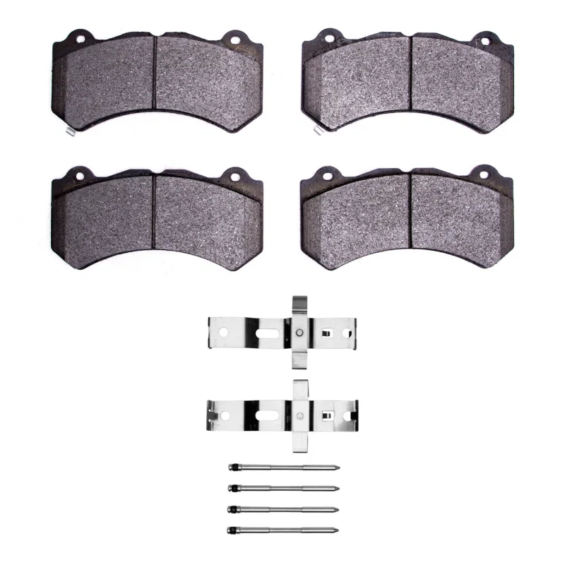 R1 Concepts 2600-1405-02, R1 12-25 Dodge Challenger Front Euro Ceramic Pads & Hardware Kit