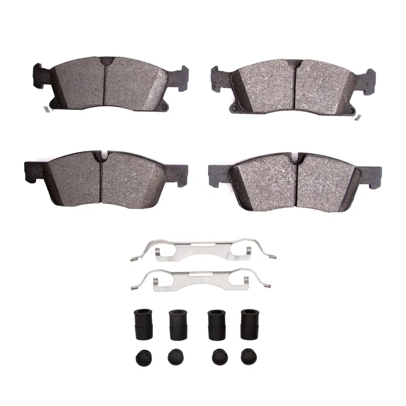 R1 Concepts 2600-1904-11, R1 11-22 Dodge Durango Front Euro Ceramic Pads & Hardware Kit