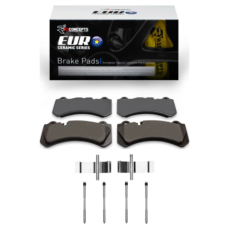 R1 Concepts 2600-1819-01, R1 16-17 Volvo S60 Front Euro Ceramic Pads & Hardware Kit