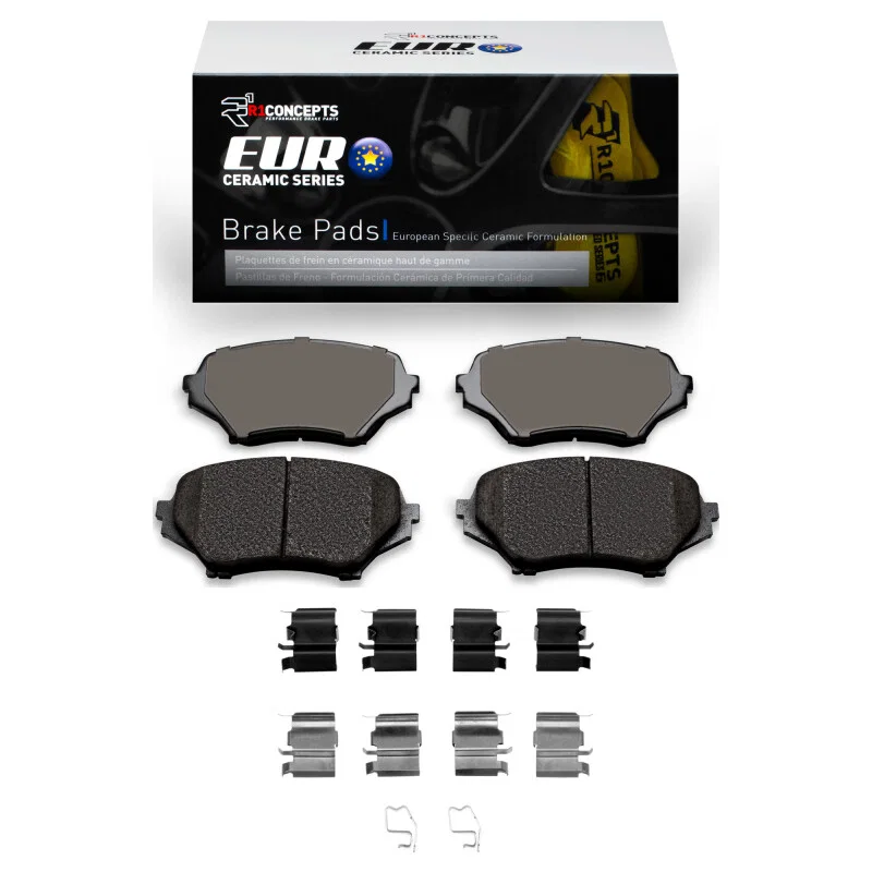 R1 Concepts 2600-1179-01, R1 06-15 Mazda MX-5 Miata Front Euro Ceramic Pads & Hardware Kit