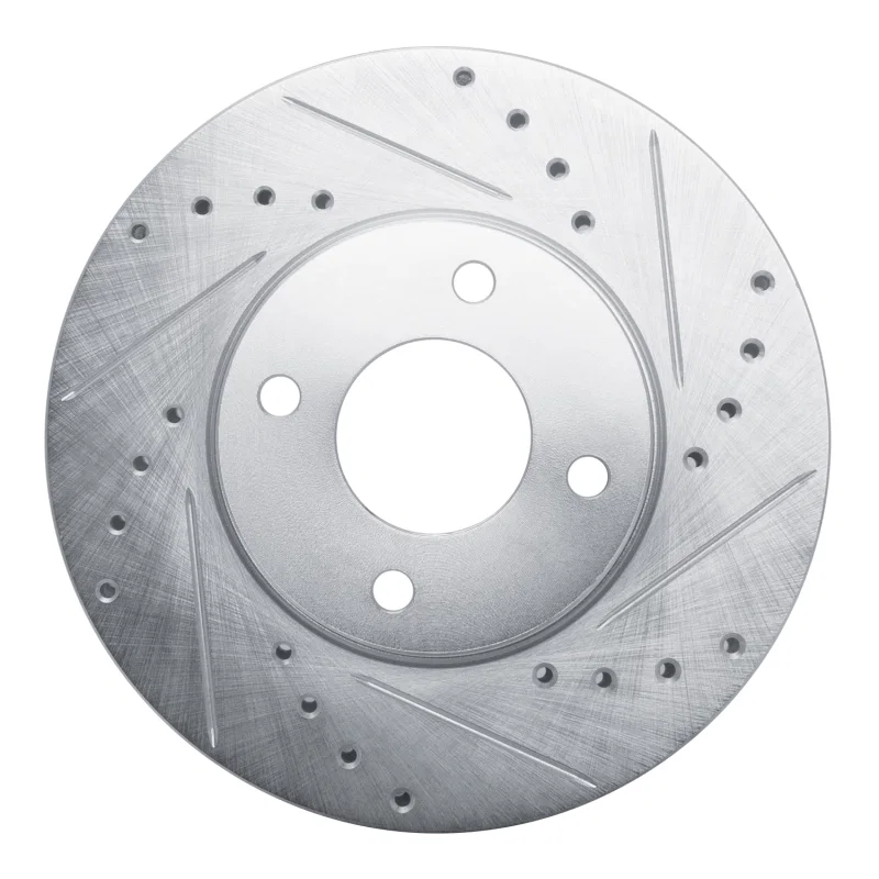 R1 Concepts 631-92111R, R1 13-17 Suzuki SWIFT (Mexico) Front Right Drilled & Slotted Silver Brake Rotor