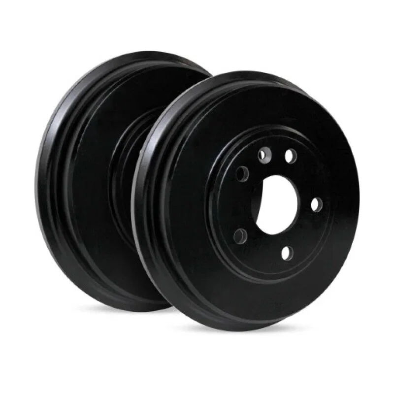 R1 Concepts 633-71003R, R1 73-98 International/Navistar S Models Conventional Rear Right Drill & Slot Black Brake Rotor