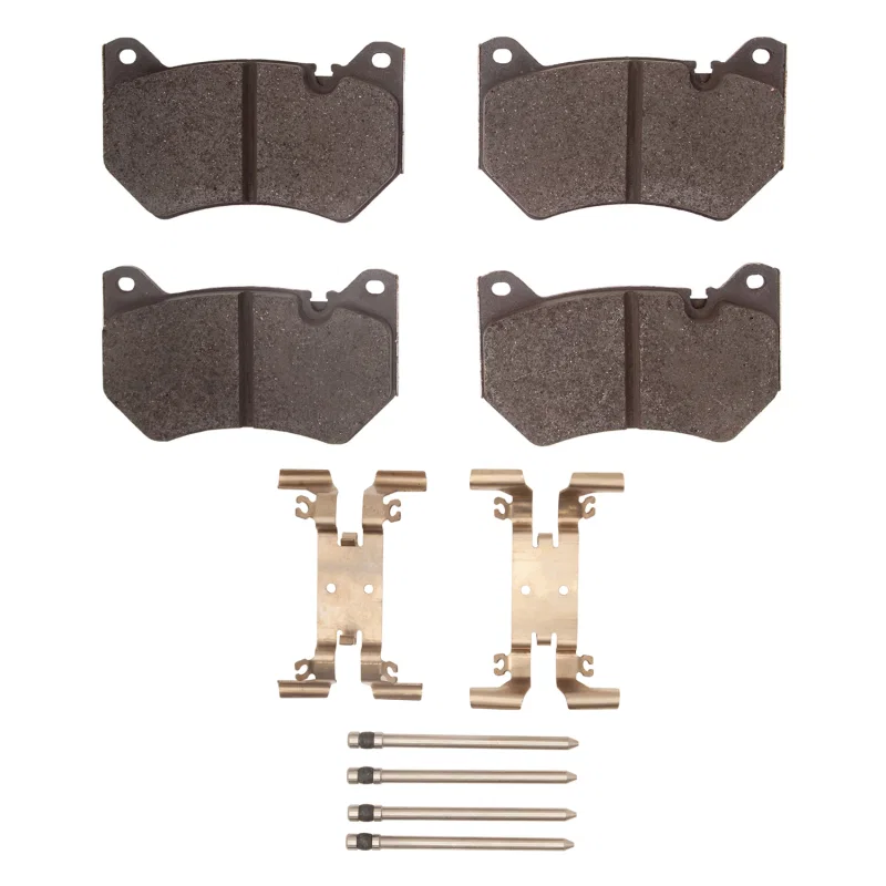 R1 Concepts 2600-2139-01, R1 2018-2025 Audi Q5 (USA/Canada Excl Hybrid) Front R1 Euro Ceramic Pads & Hardware Kit