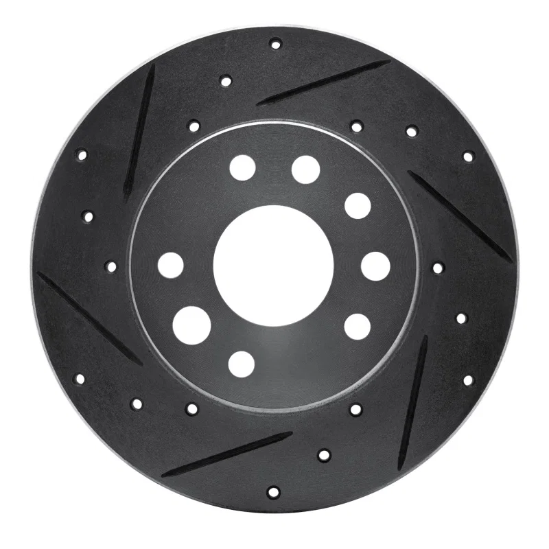 R1 Concepts 631-47017L, R1 82-82 Buick SKYHAWK Front Left Drilled & Slotted Silver Brake Rotor