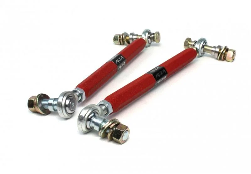Alta AMP-SUS-400, 02-12 Mini Cooper/S/JCW (Incl. 05-12 Convertible) & 09-12 Clubman Front Endlinks Adj Pair - Red