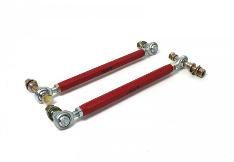 Alta AMP-SUS-415, 02-12 Mini Cooper/S/JCW (Incl. 05-12 Convertible) & 09-12 Clubman Rear Endlinks Adj. Pair - Red