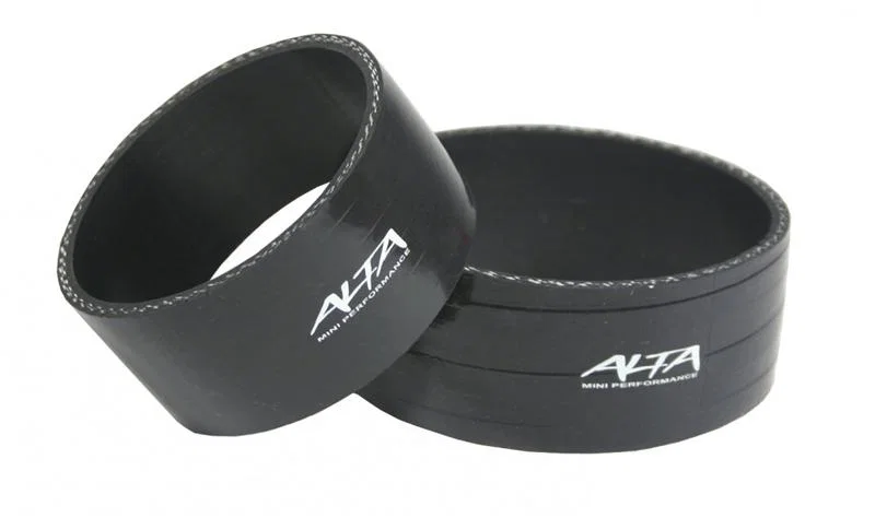 Alta AMP-ENG-303BK, 02-06 Mini Cooper S/JCW & 02-08 S/JCW Convertible R53 Silicone Boost Couplers - Black